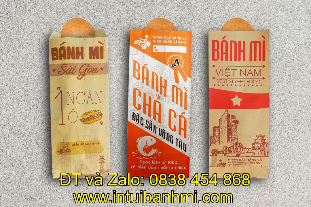 Bảng báo giá in ấn bao bì đựng bánh mì tốt, uy tín