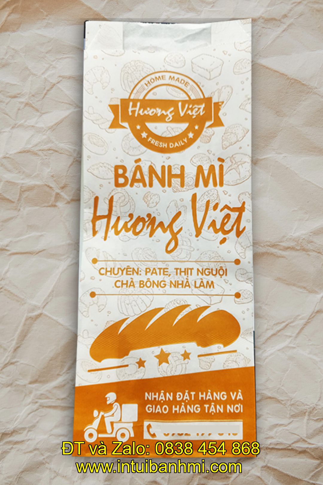 Bảng báo giá in ấn túi đựng bánh mì chất lượng, uy tín