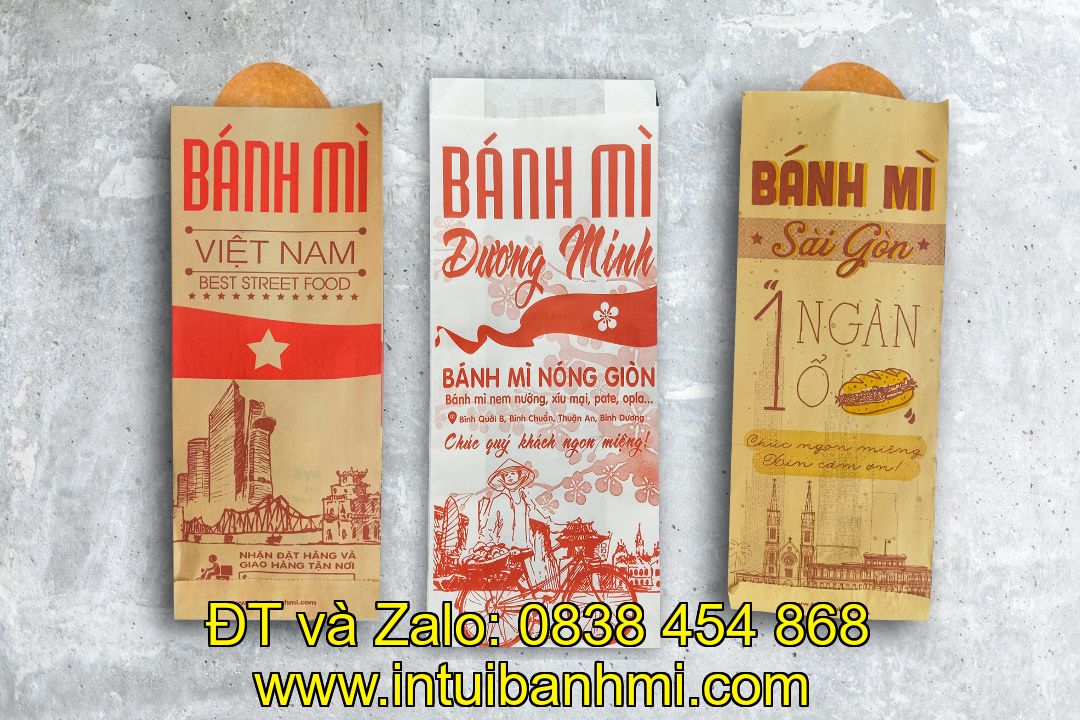 Bảng báo giá in ấn túi đựng bánh mì tốt, uy tín