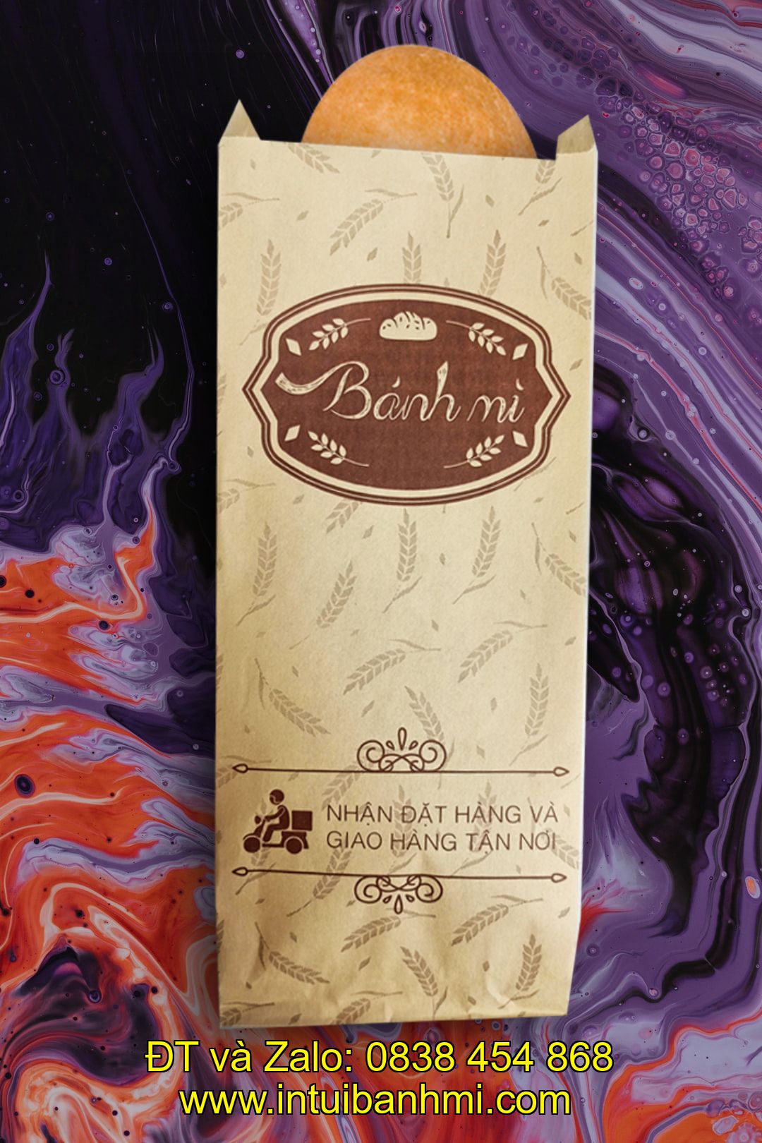 Bảng báo giá in túi đựng bánh mì tốt, uy tín