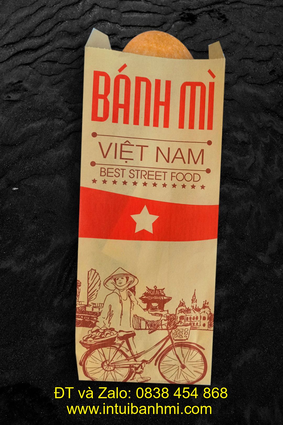 Bảng báo giá in túi giấy đựng bánh mì