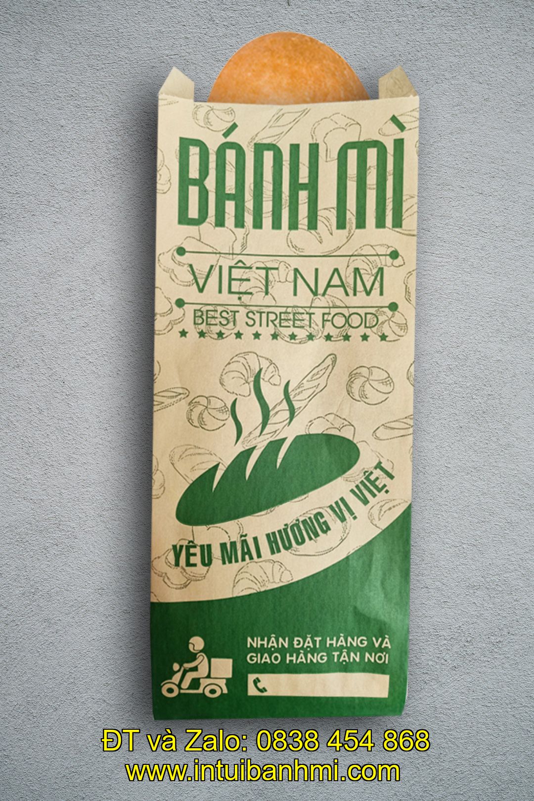 Bảng giá in ấn bao bì đựng bánh mì tốt, uy tín
