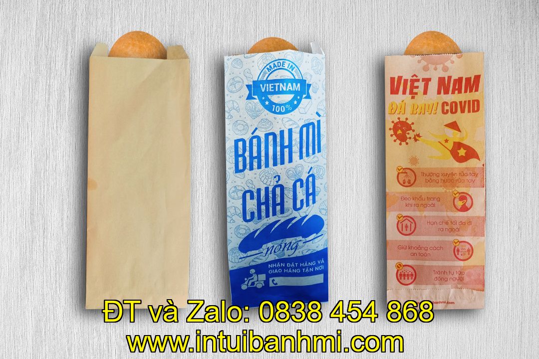 Bảng giá in ấn bao bì đựng bánh mì tốt, uy tín