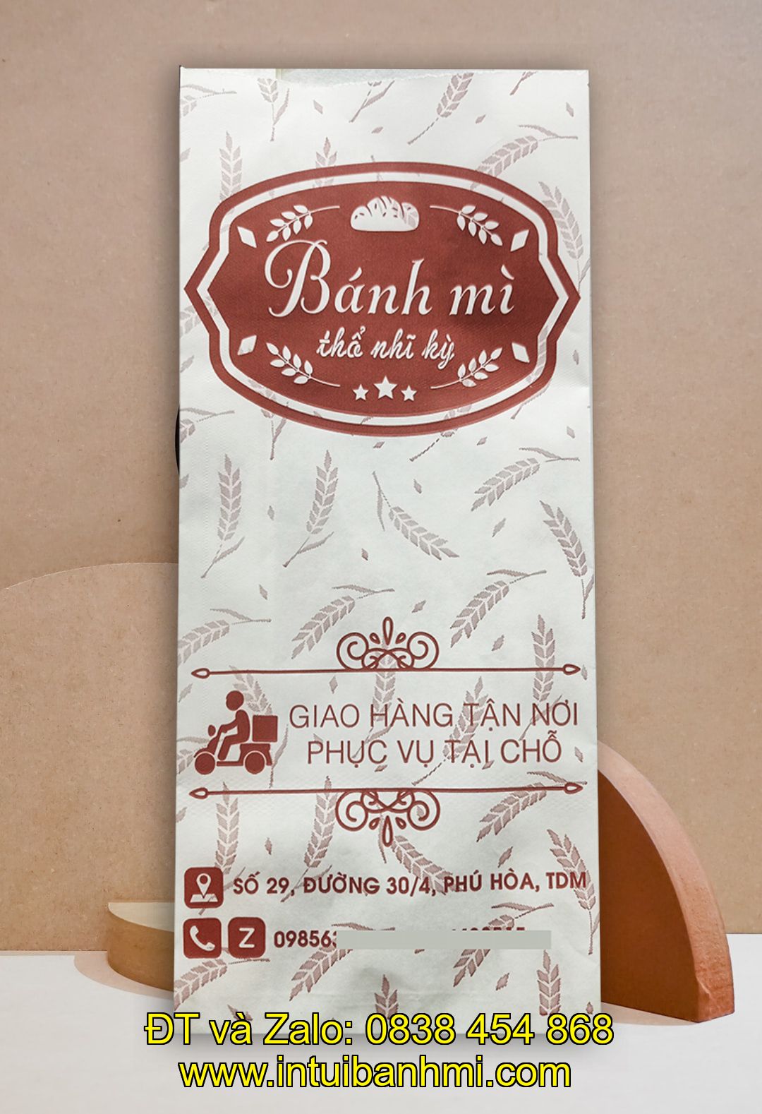 Bao bì giấy bánh mì bảo vệ môi trường