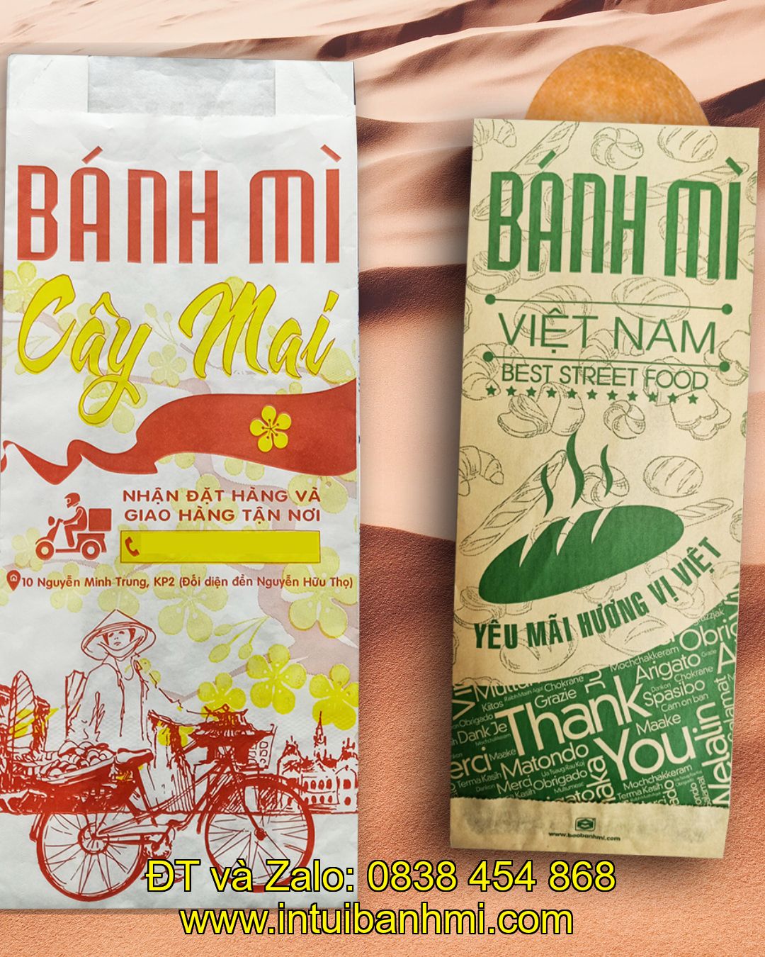 Bao bì giấy bánh mì có chi phí gần như túi nilon