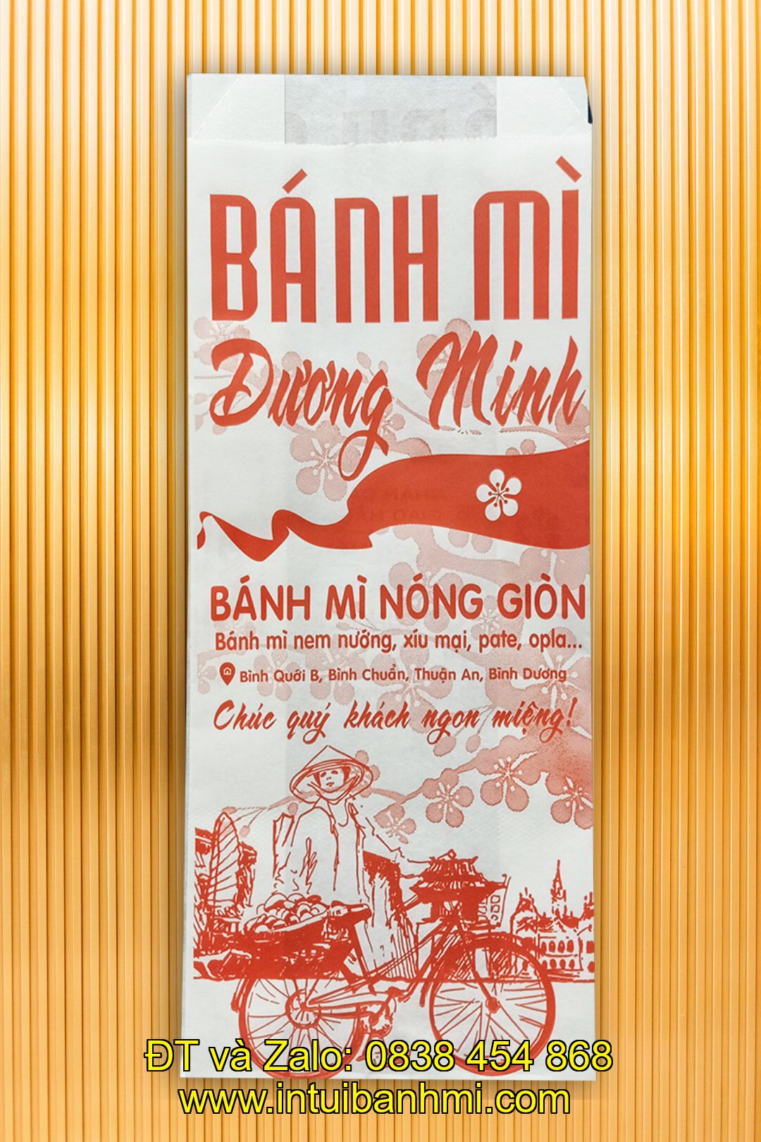 Bao bì giấy bánh mì dễ dàng đẩy mạnh danh tiếng cửa hàng