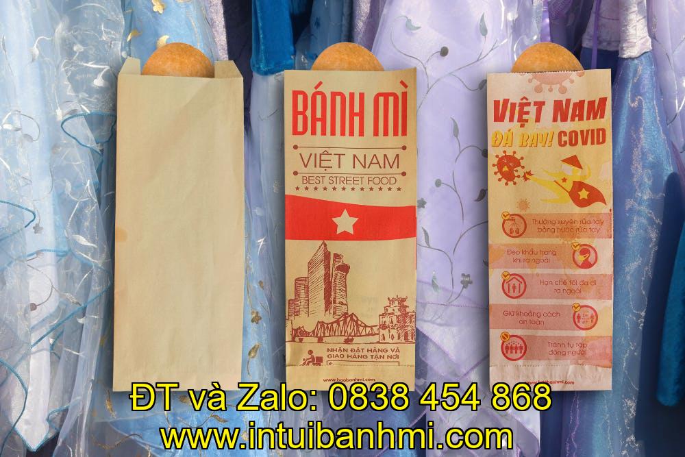 Bao bì giấy bánh mì dễ dàng quảng bá thương hiệu cửa hàng