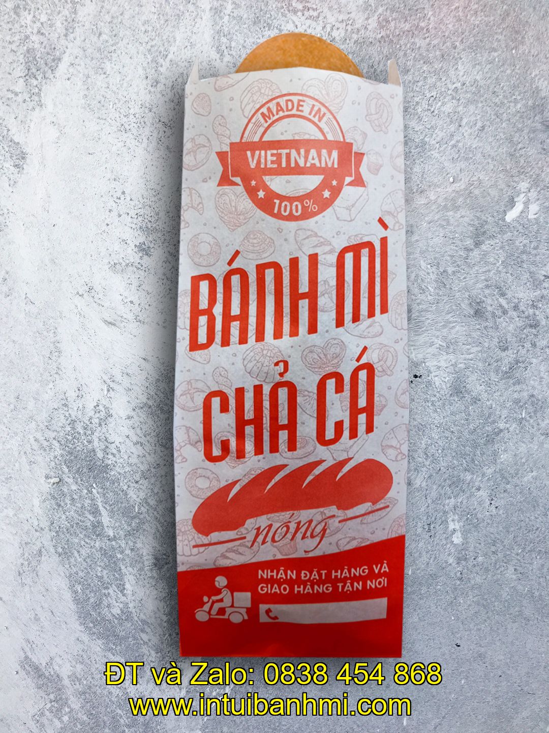 Bao bì giấy bánh mì thân thiện với môi trường