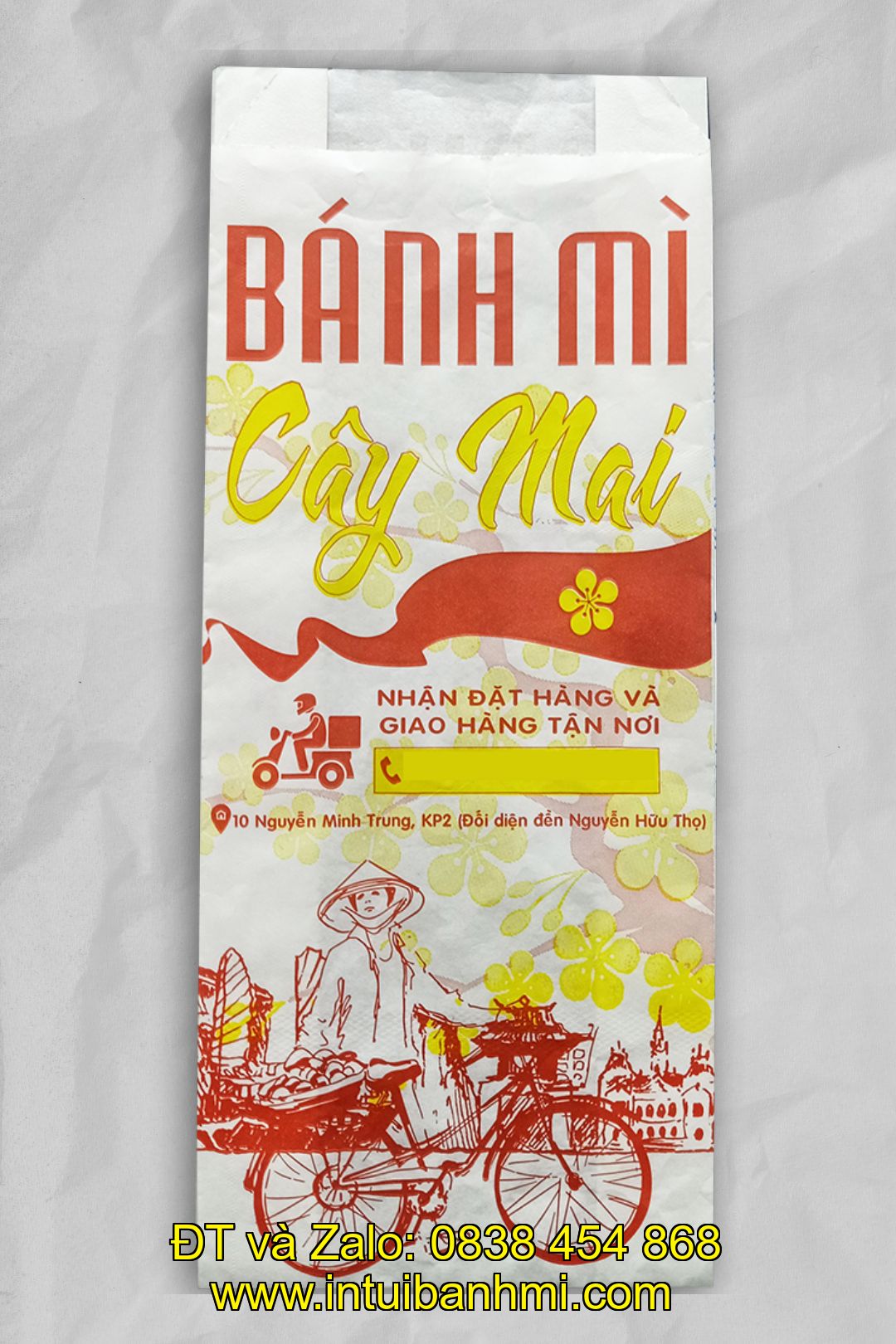 Bao bì giấy bánh mì thân thiện với môi trường