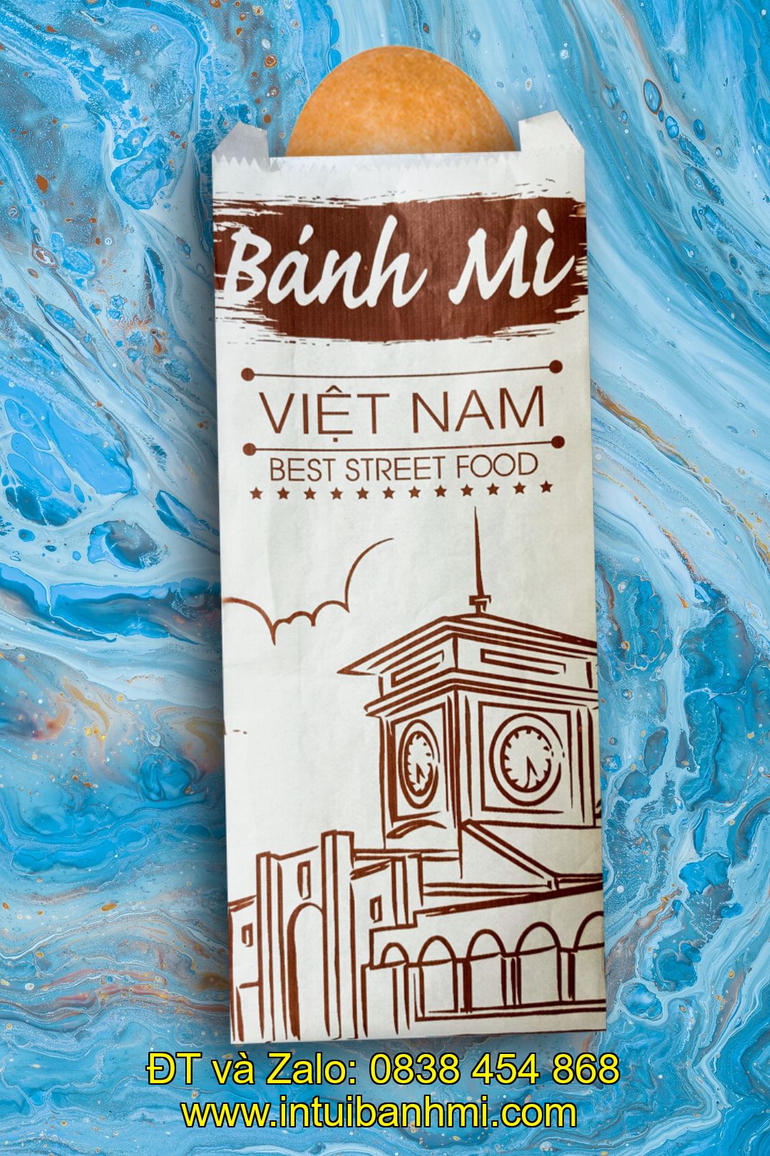 Bước một - chuẩn bị nguyên vật liệu in túi bánh mì