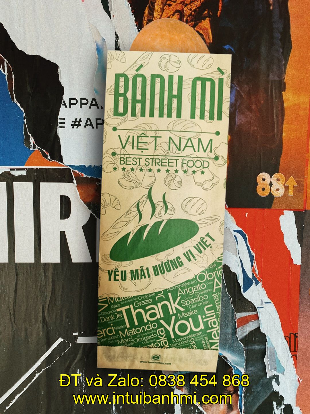 Các đòi hỏi khi in ấn bao bì chứa bánh mì được làm bằng giấy
