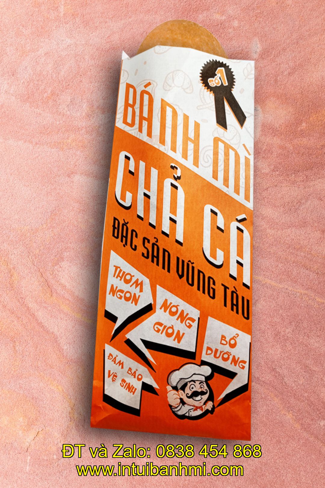 Các loại túi giấy đựng bánh mì