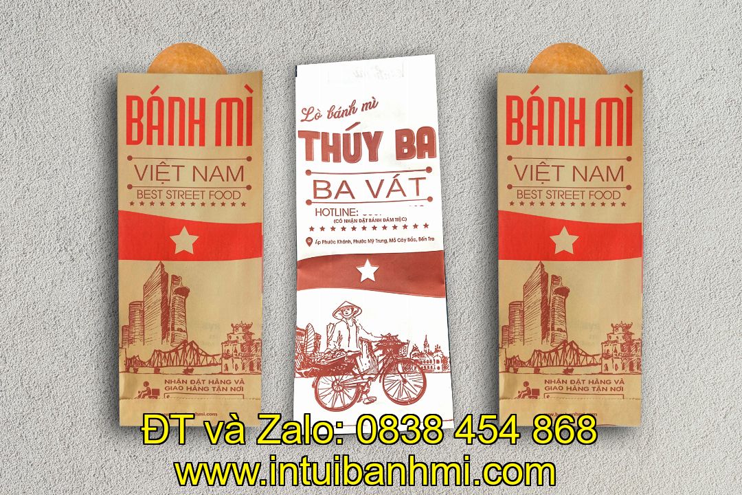 Các việc cần làm trước khi in túi bánh mì