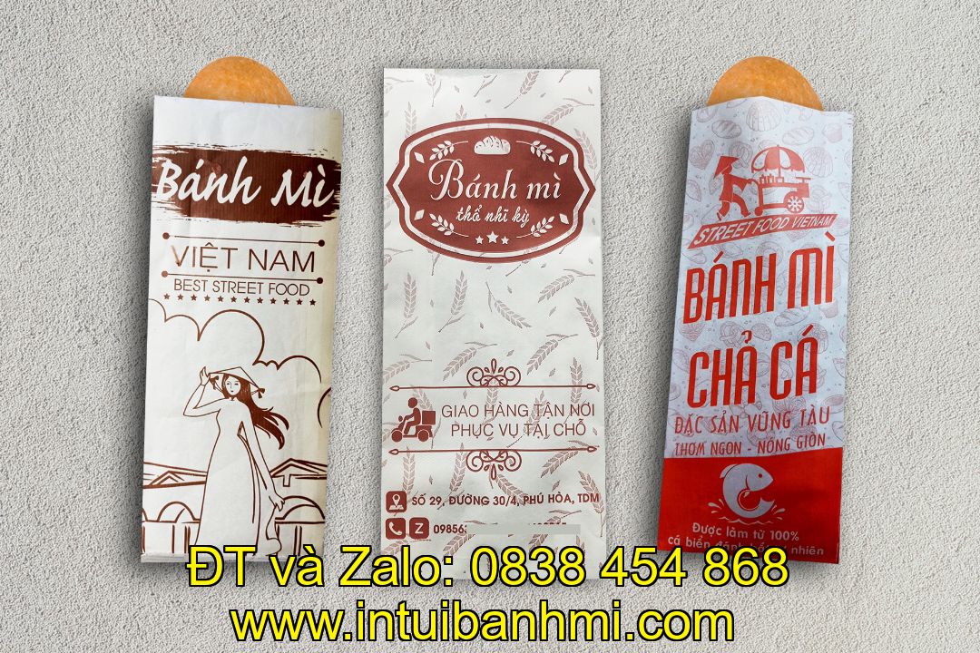 Cần chú ý gì khi in các loại bao bì giấy đựng bánh mì?