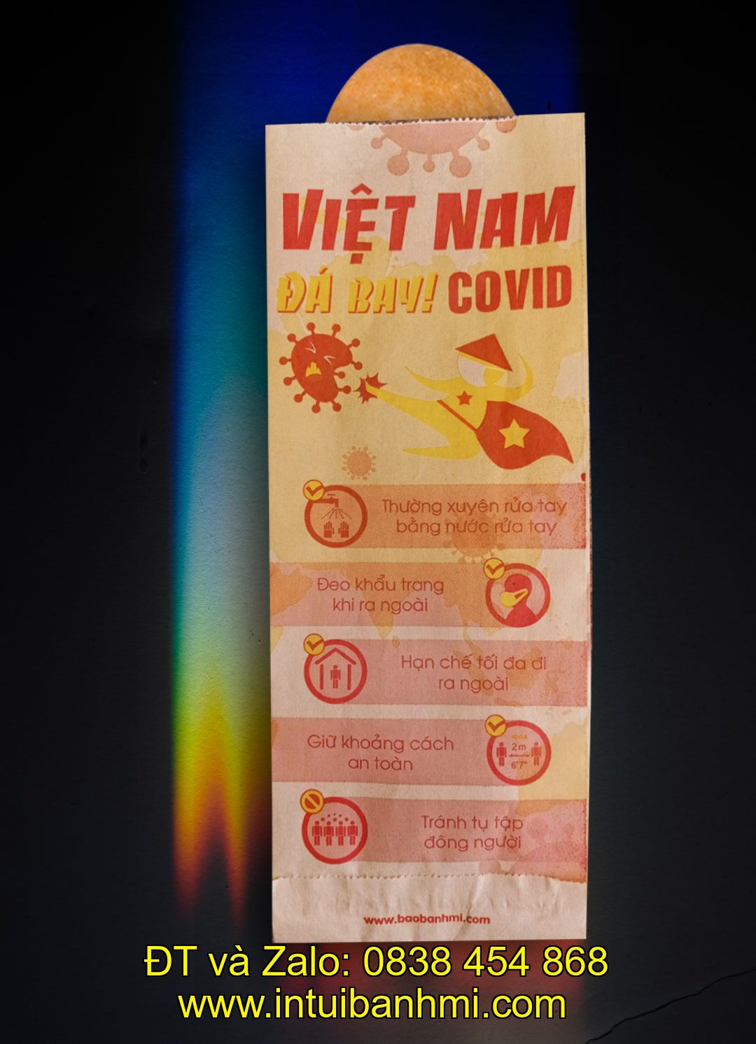 Cần chú ý gì khi in túi giấy chứa bánh mì?