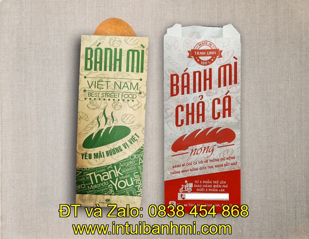 Cần lưu ý gì khi in các loại bao bì giấy đựng bánh mì?