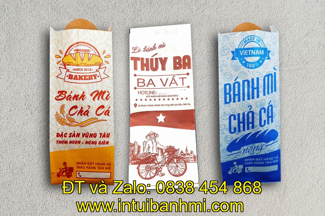 Chất lượng sản phẩm qua một số túi giấy bánh mì đã thực hiện
