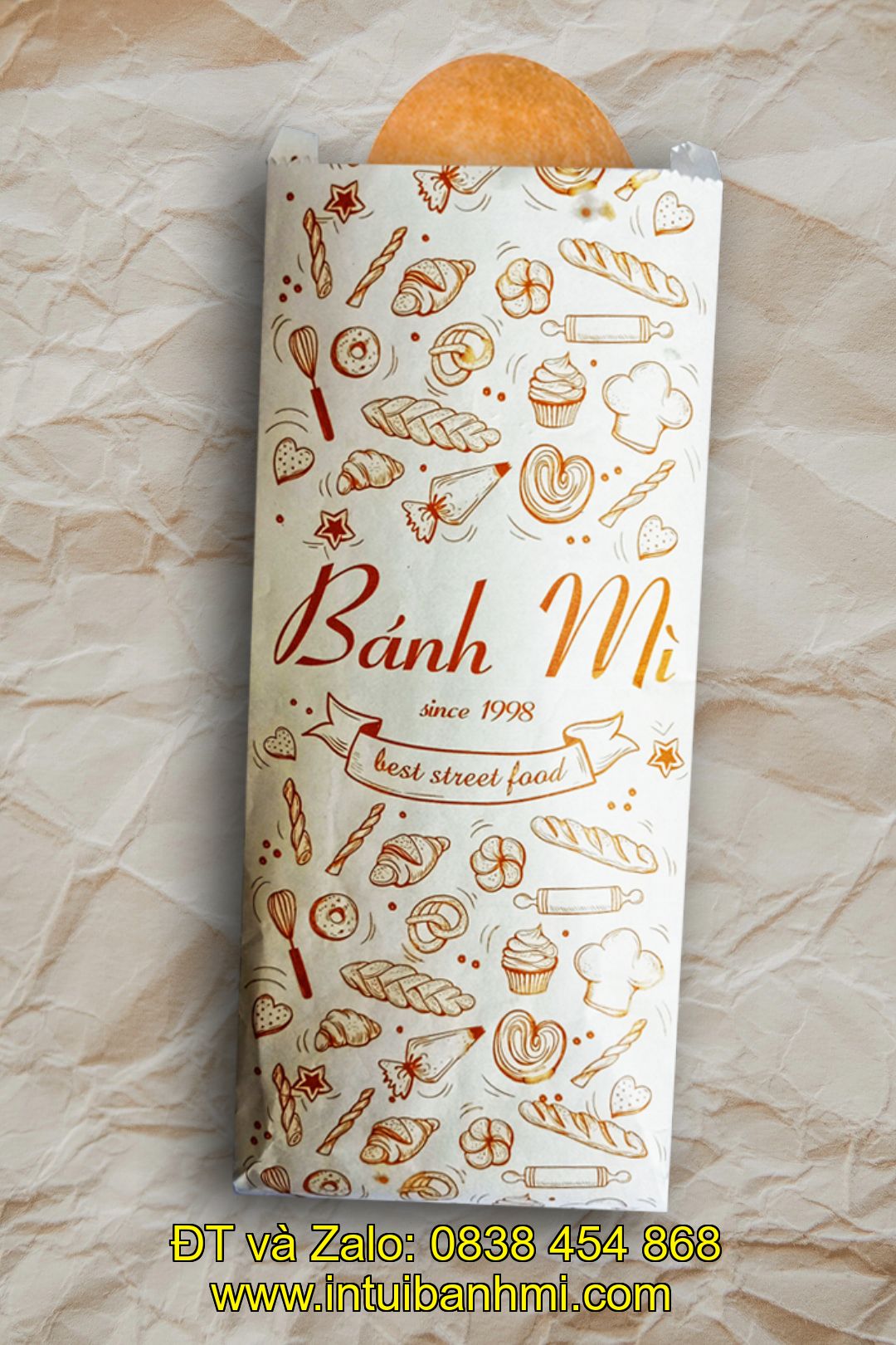 Chọn nơi in túi giấy đựng bánh mì trực tiếp, tránh qua bên thứ ba