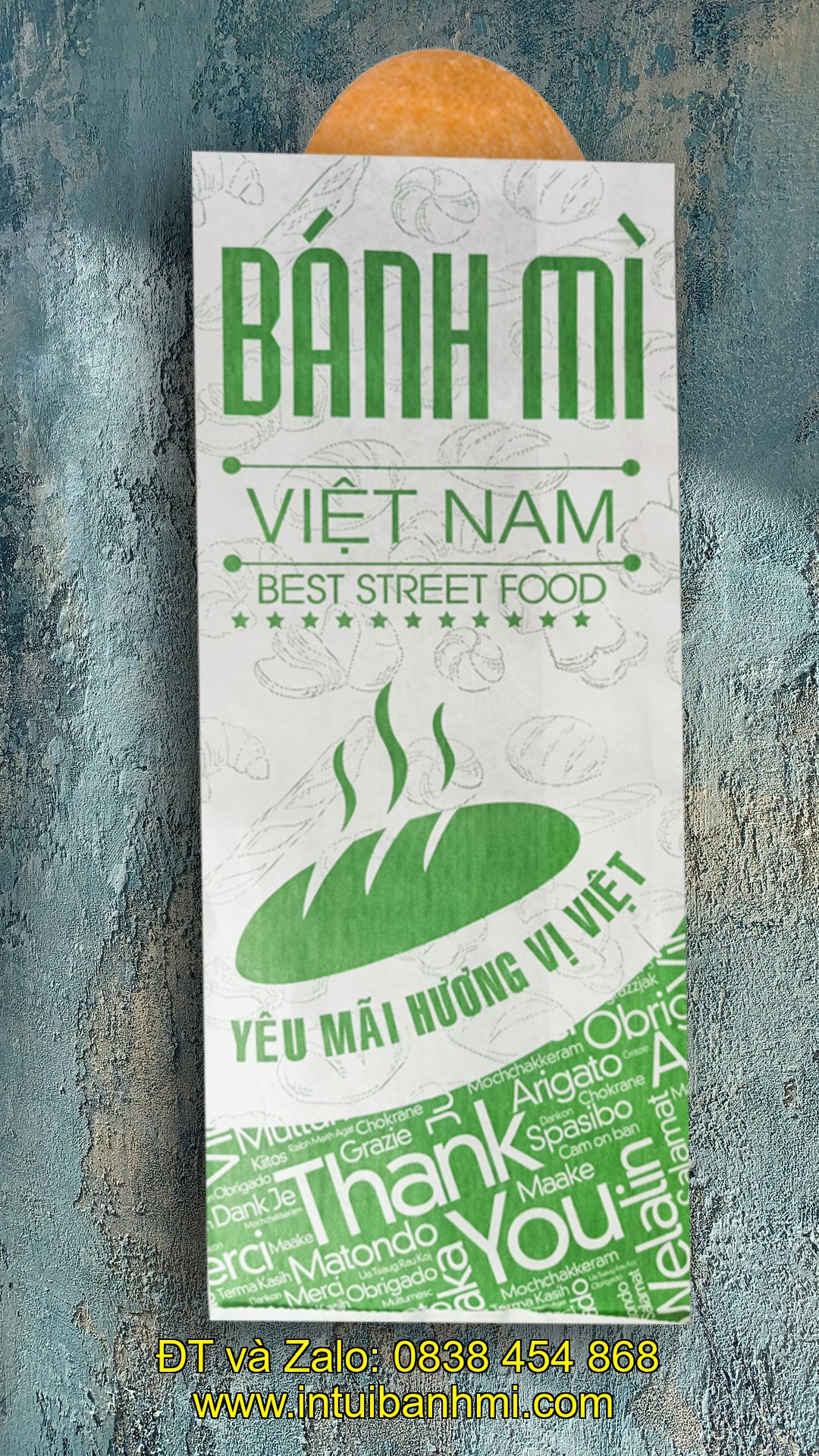 Cơ sở bán bao bì giấy bánh mì uy tín gần Long An