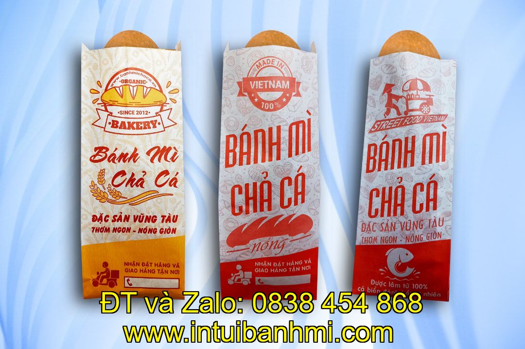 Cơ sở in túi đựng bánh mì hoa cúc tại Trà Vinh