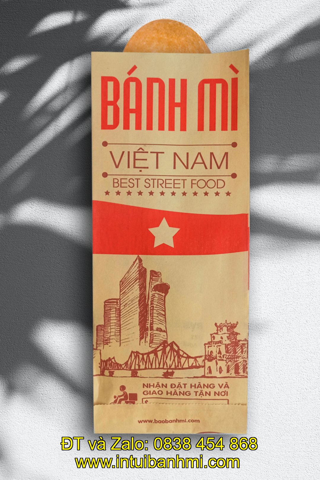 Công dụng khi dùng túi giấy kraft đựng bánh mì