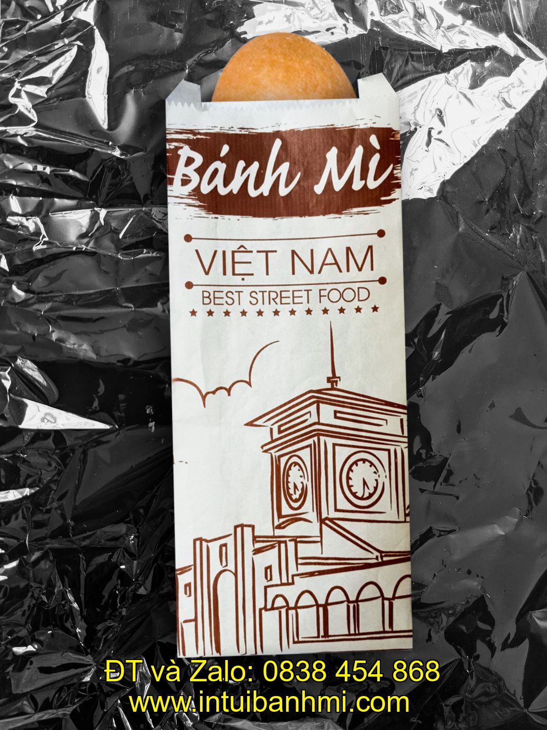 Công dụng khi dùng túi làm bằng giấy kraft đựng bánh mì