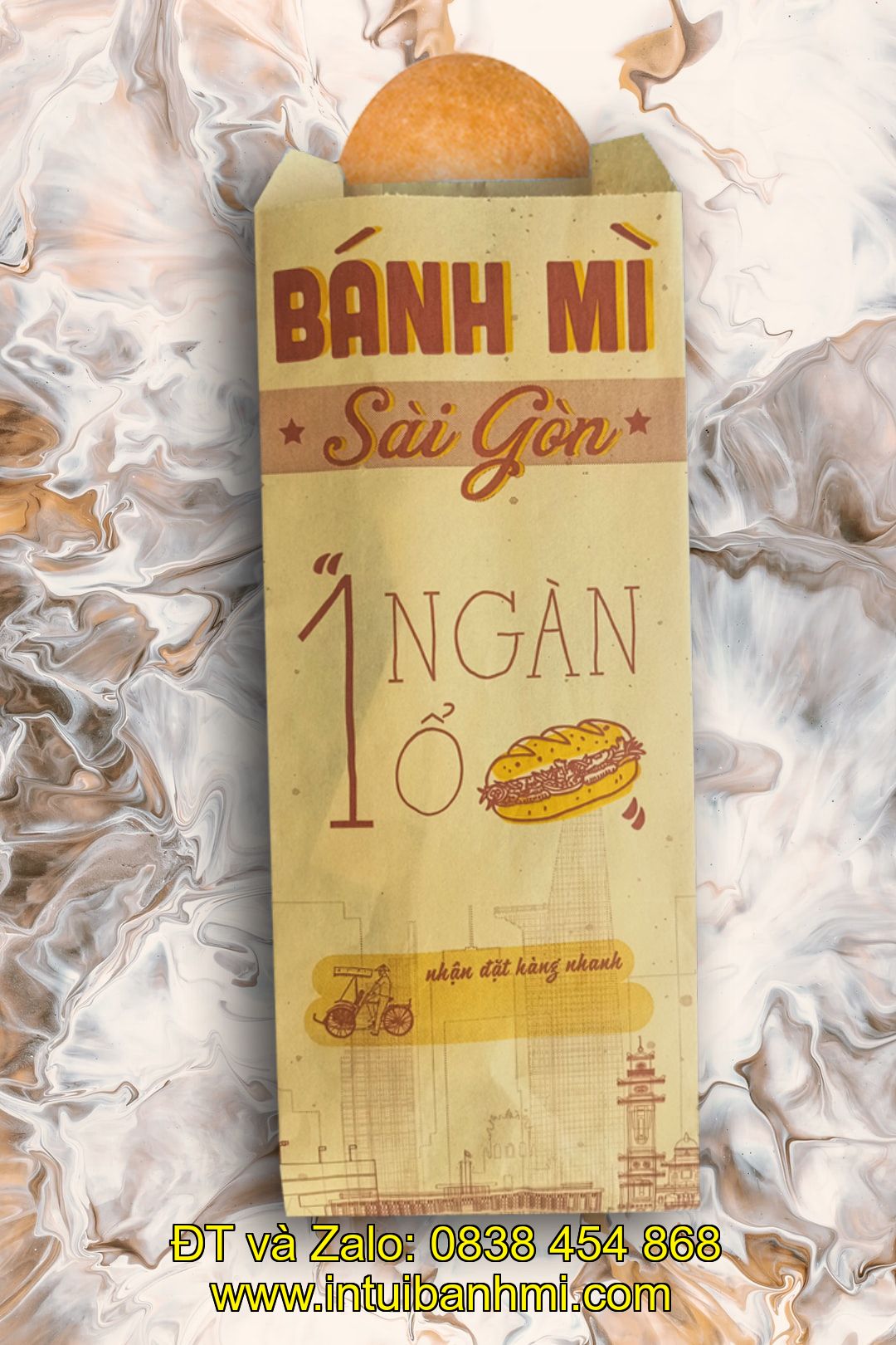 Công tác chọn mua các loại bao bì giấy đựng bánh mì tại danang.intuibanhmi.com