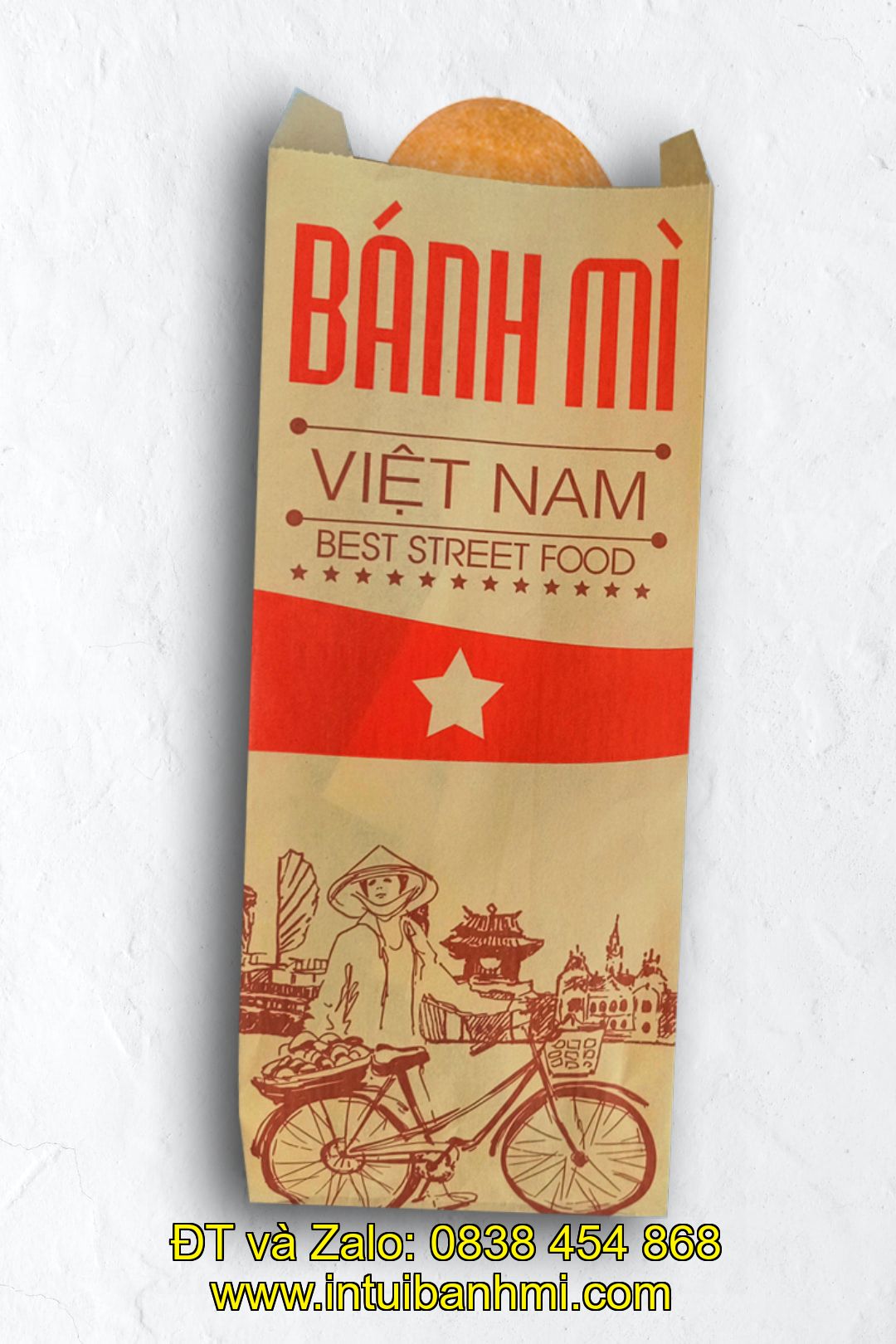 Công tác chọn mua các loại túi giấy bao bọc bánh mì tại binhthuan.intuibanhmi.com