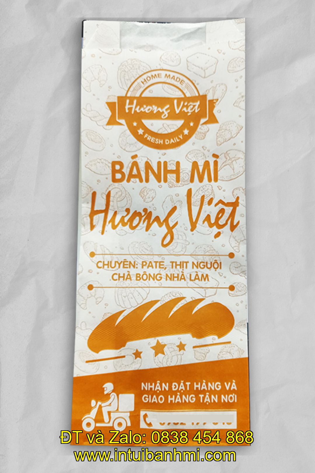 Cửa hàng mua túi giấy xi măng kraft đựng bánh mì chất lượng tại Đồng Tháp