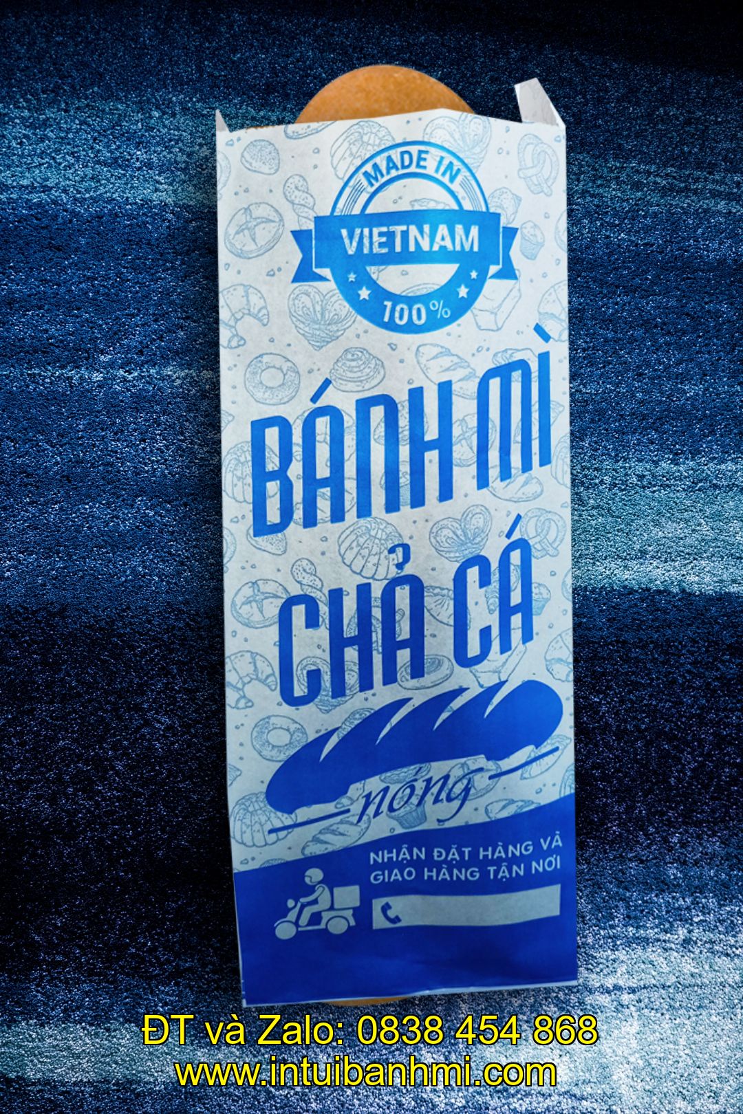 Đặt in ấn túi đựng bánh mì được làm bằng giấy có mắc không?