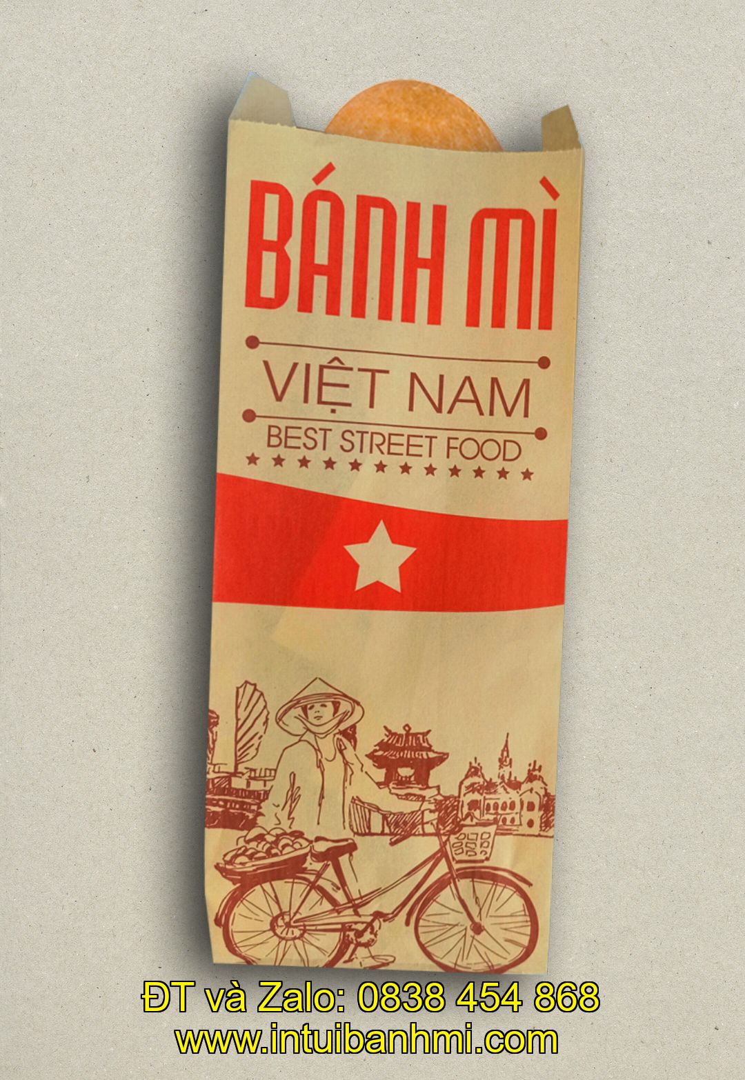 Địa chỉ mua được những chiếc bao bì bánh mì hoa cúc