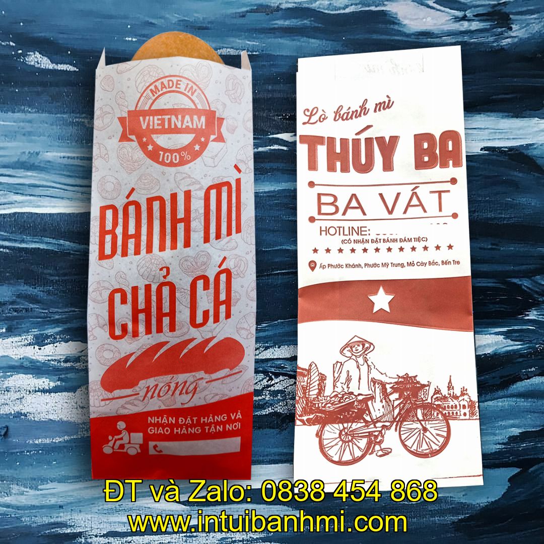 Địa điểm in túi giấy kraft đựng bánh mì tại Ninh Thuận