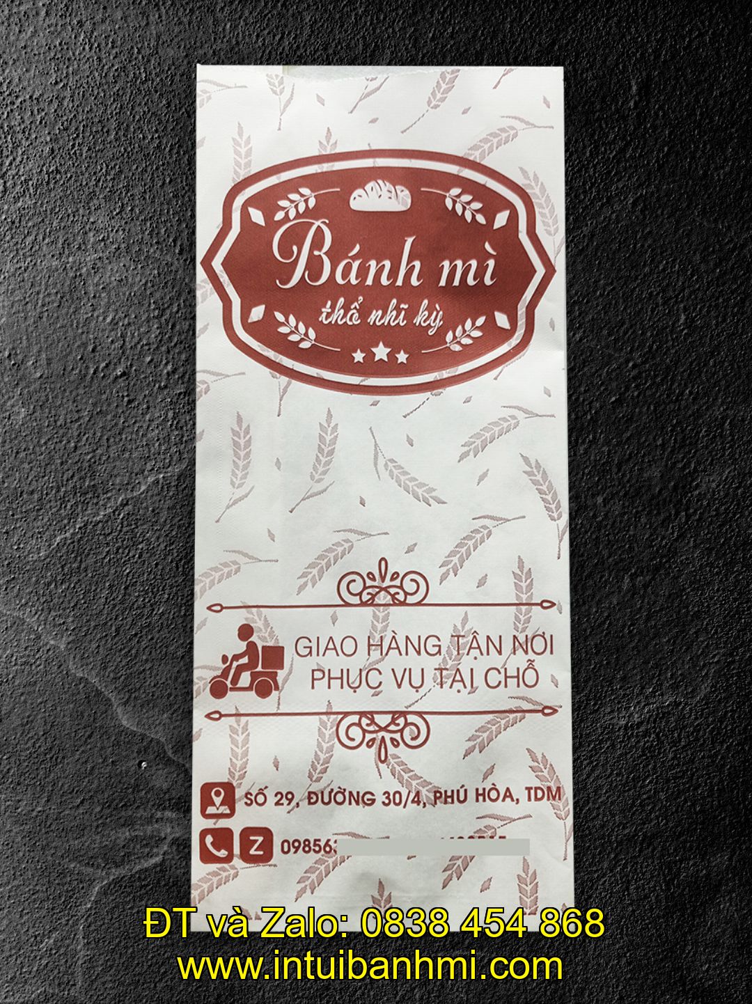 Địa điểm in túi làm bằng giấy bánh mì ở Bình Định