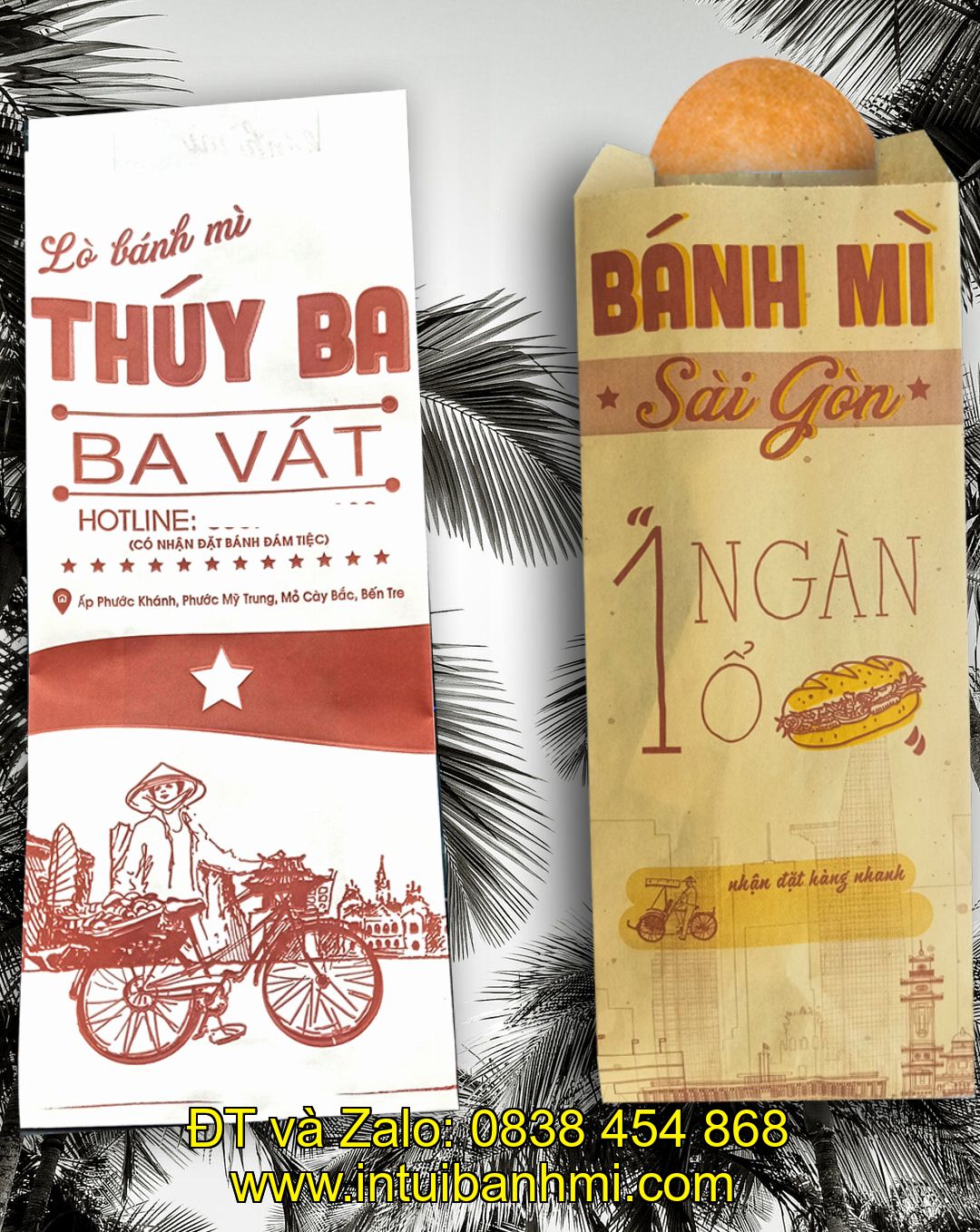 Địa điểm mua được những chiếc túi đựng bánh mì hoa cúc