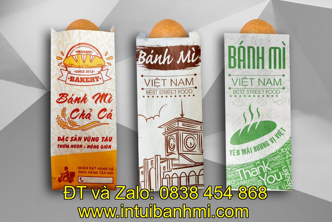 Dịch vụ in túi bao bọc bánh mì hàng đầu ngày nay