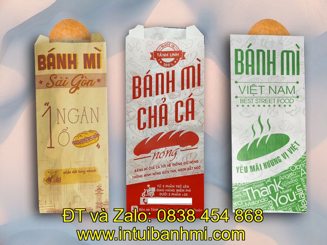 Dịch vụ in túi đựng bánh mì hàng đầu ngày nay