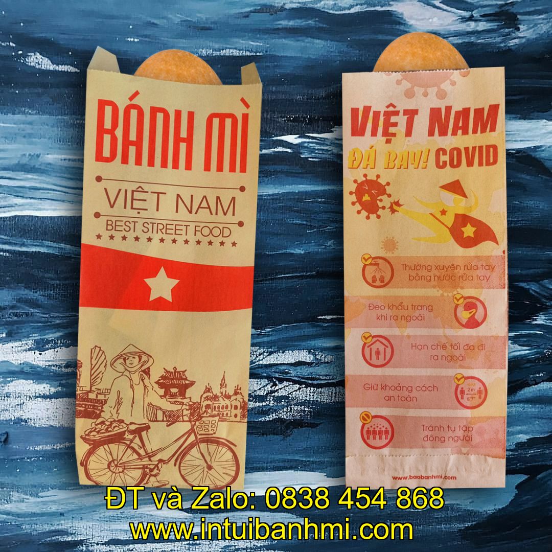 Dùng giấy tái chế để in bao bì bánh mì