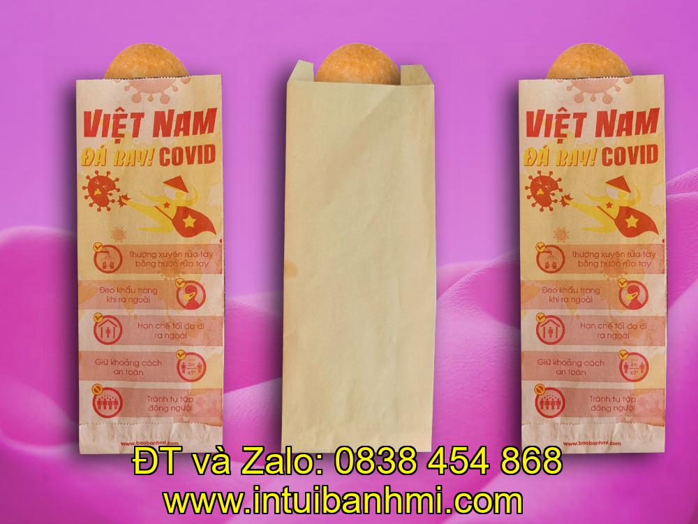 Giai đoạn cuối - chỉnh sửa túi đựng bánh mì và giao đến tay khách hàng