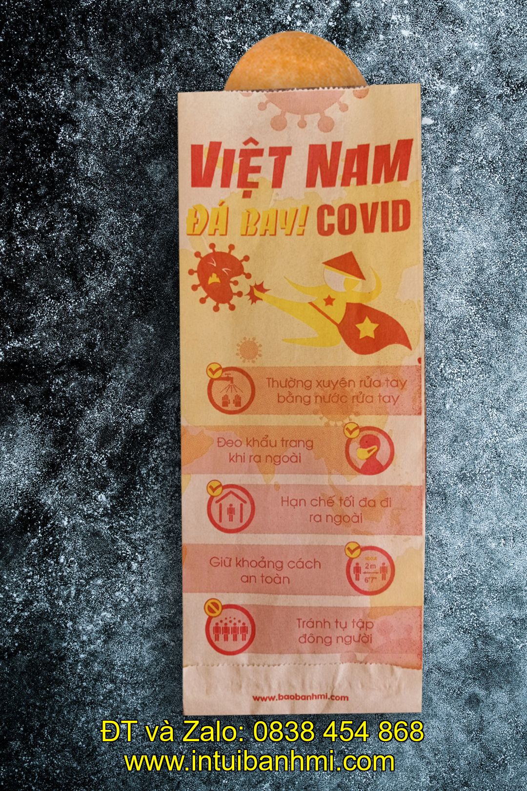 Giai đoạn một - chuẩn bị nguyên liệu in bao bì bánh mì