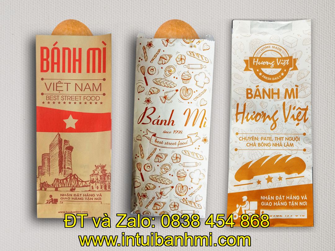 Giai đoạn một - chuẩn bị nguyên liệu in túi bánh mì