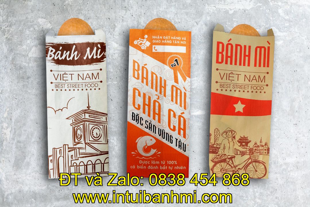 Giai đoạn một - chuẩn bị nguyên liệu in túi bánh mì