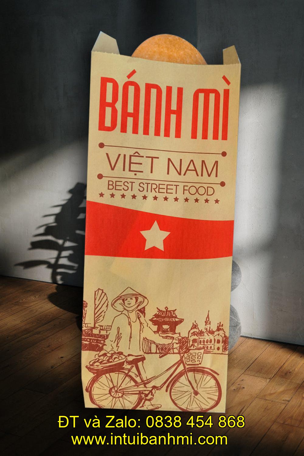 Hình dạng, thiết kế khi in túi bánh mì