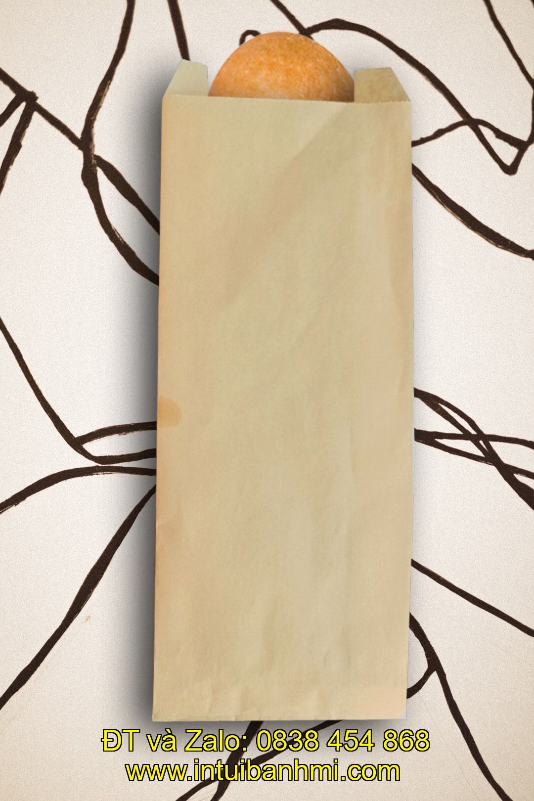 In ấn bao bì bánh mì lôi cuốn, giá tiền thấp tại hue.intuibanhmi.com