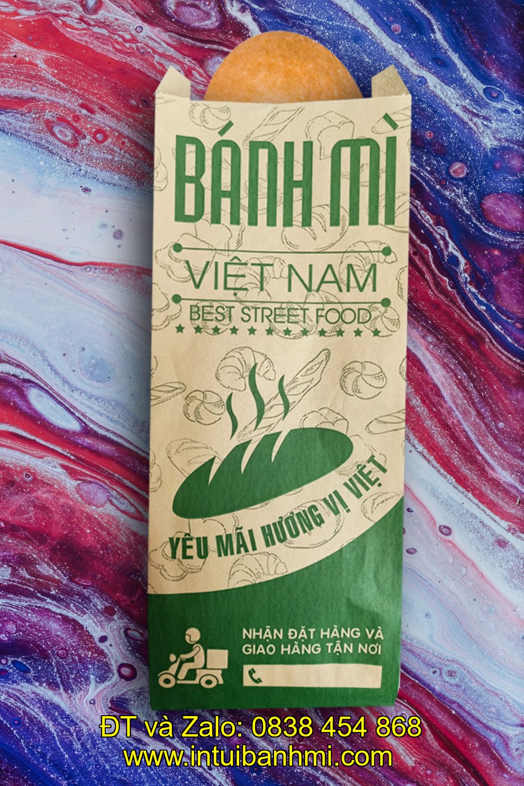 In ấn bao bì giấy Kraft bánh mì nhanh chóng và chất lượng ở Lâm Đồng