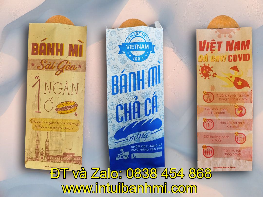 In ấn các loại bao bì bánh mì lôi cuốn, giá tiền thấp tại hcm.intuibanhmi.com