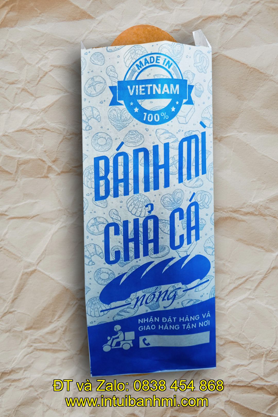 In ấn các loại túi bánh mì đẹp, giá cả rẻ tại binhthuan.intuibanhmi.com