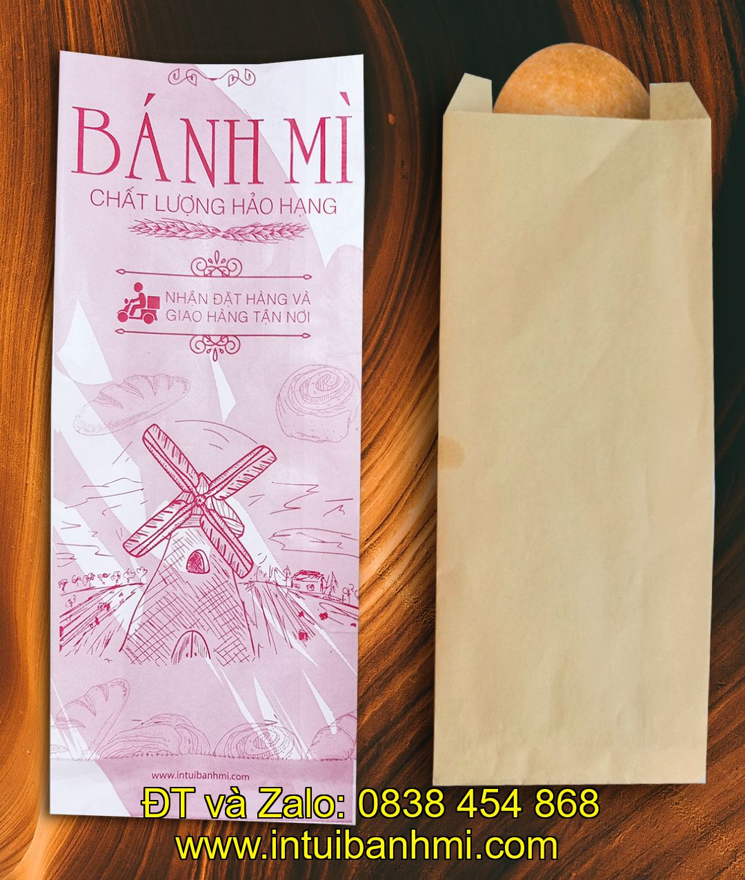 In ấn các loại túi bánh mì đẹp, giá tiền rẻ tại daklak.intuibanhmi.com