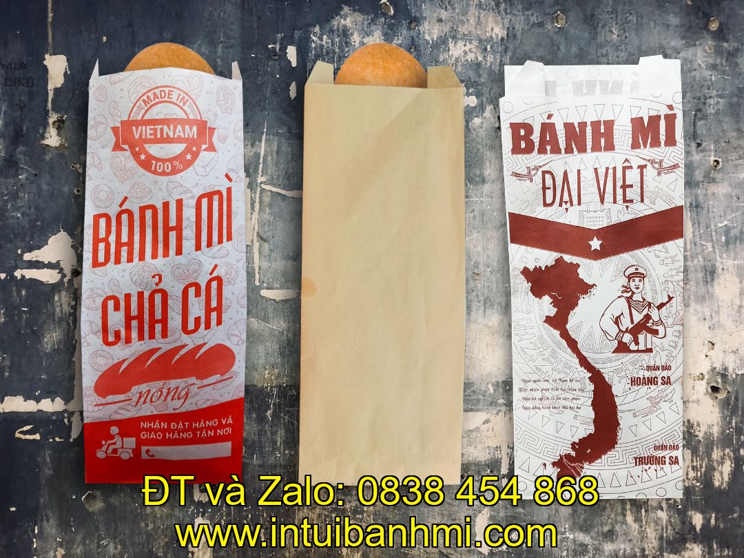 In ấn các loại túi bánh mì mới lạ, lôi cuốn tại quangnam.intuibanhmi.com