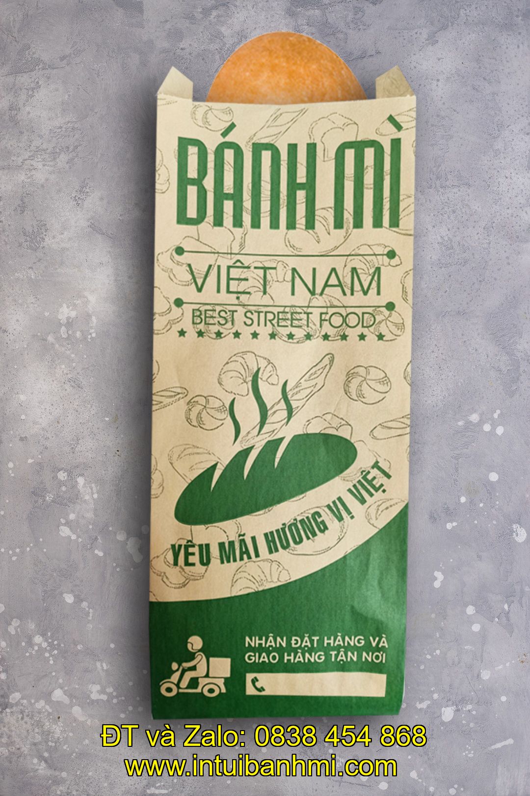 In ấn túi làm bằng giấy bánh mì rẻ và ít ở đâu?