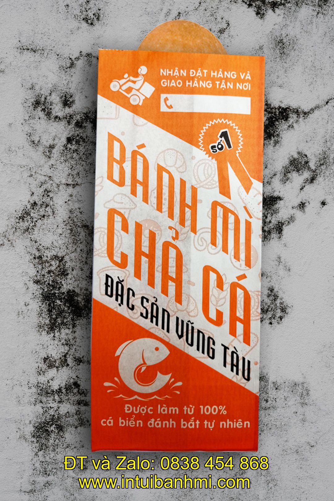 In bao bì bánh mì đẹp mắt, chi phí rẻ tại danang.intuibanhmi.com